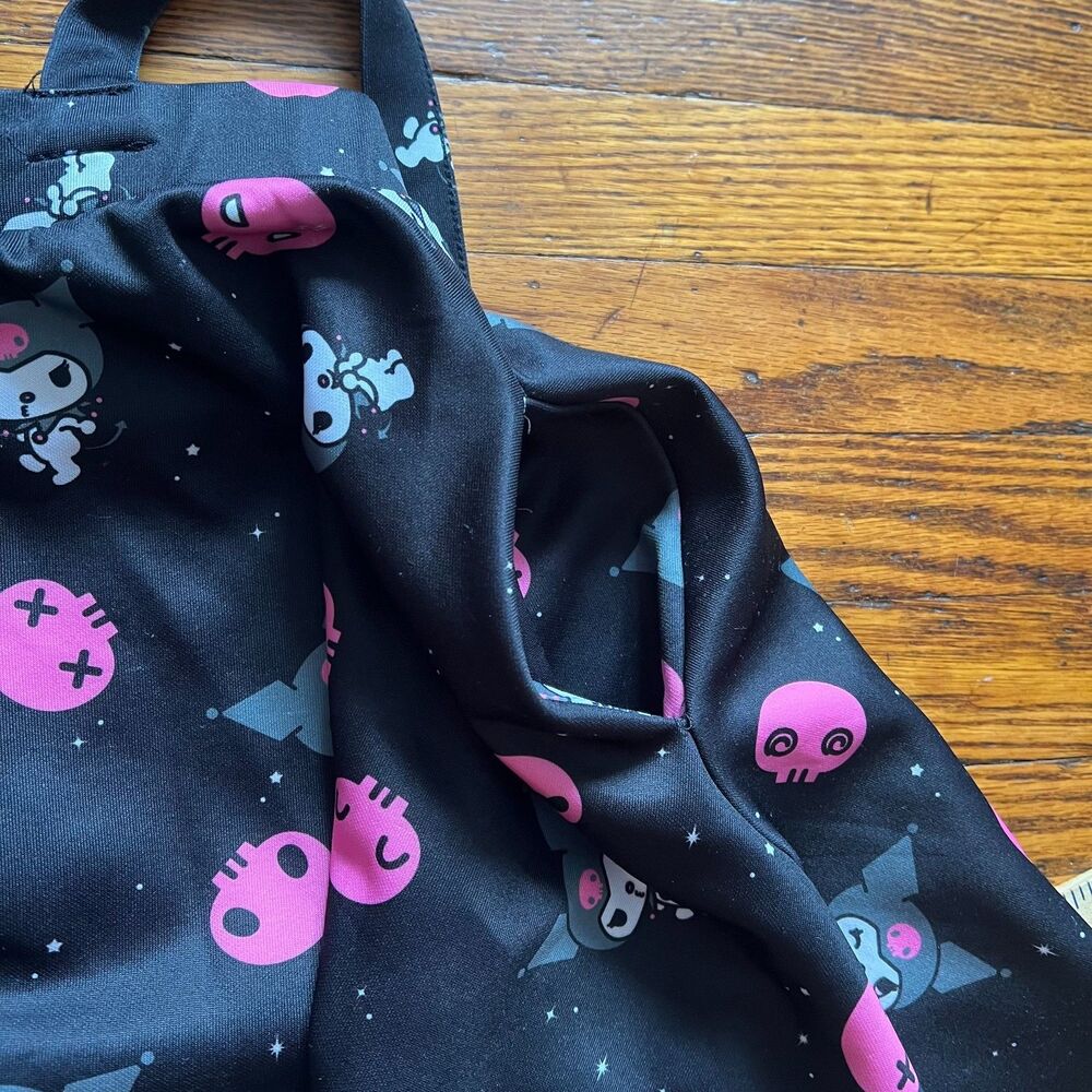 Hot Topic Kuromi Skirt Suspenders Women's M Sanrio Goth Anime Skater Dress - Picture 8 of 8